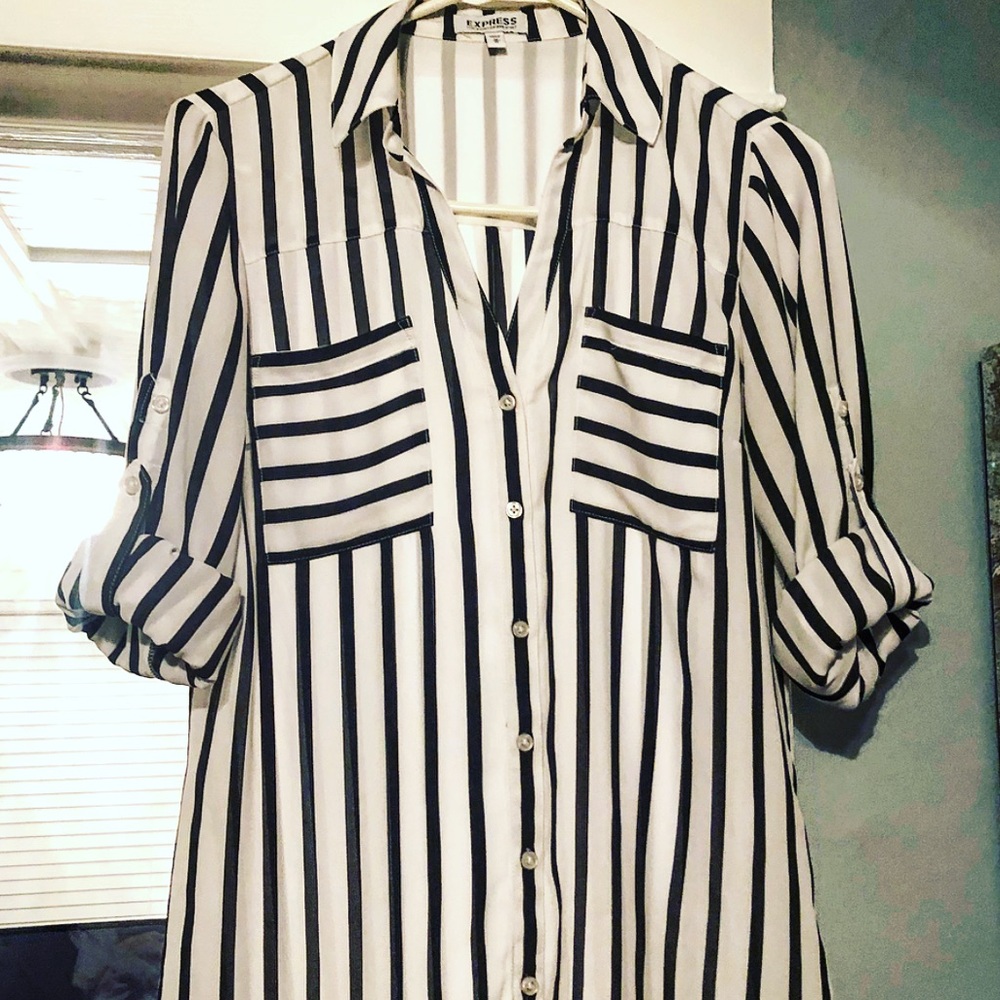 Express: Striped Blouse
